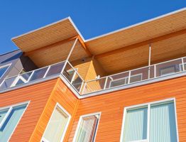Orange-painted-house-with-benjamin-moore-paint orange painted house exterior