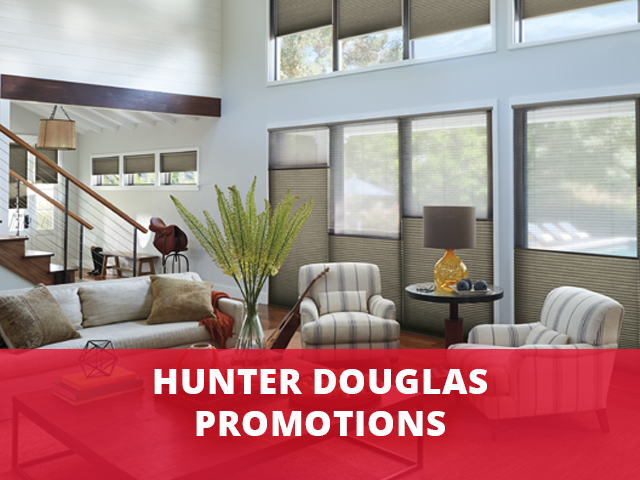 Hunter Douglas promotions